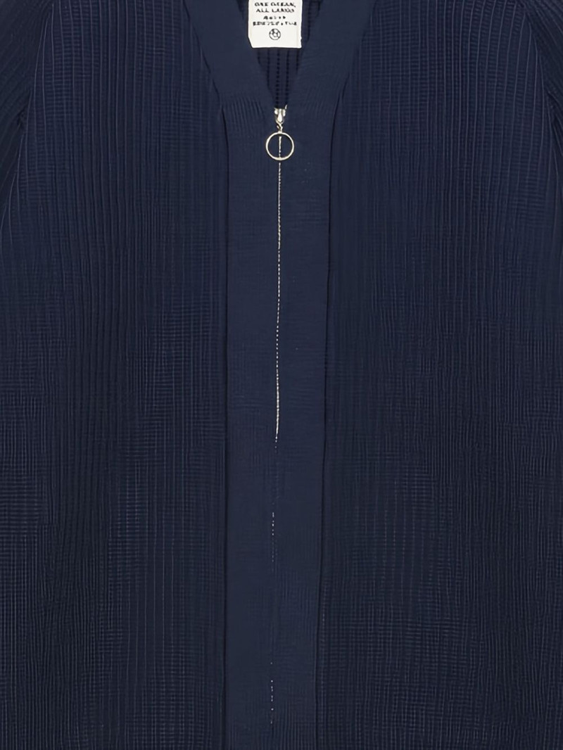 Nanamica ribbed zip-front cardigan outlook
