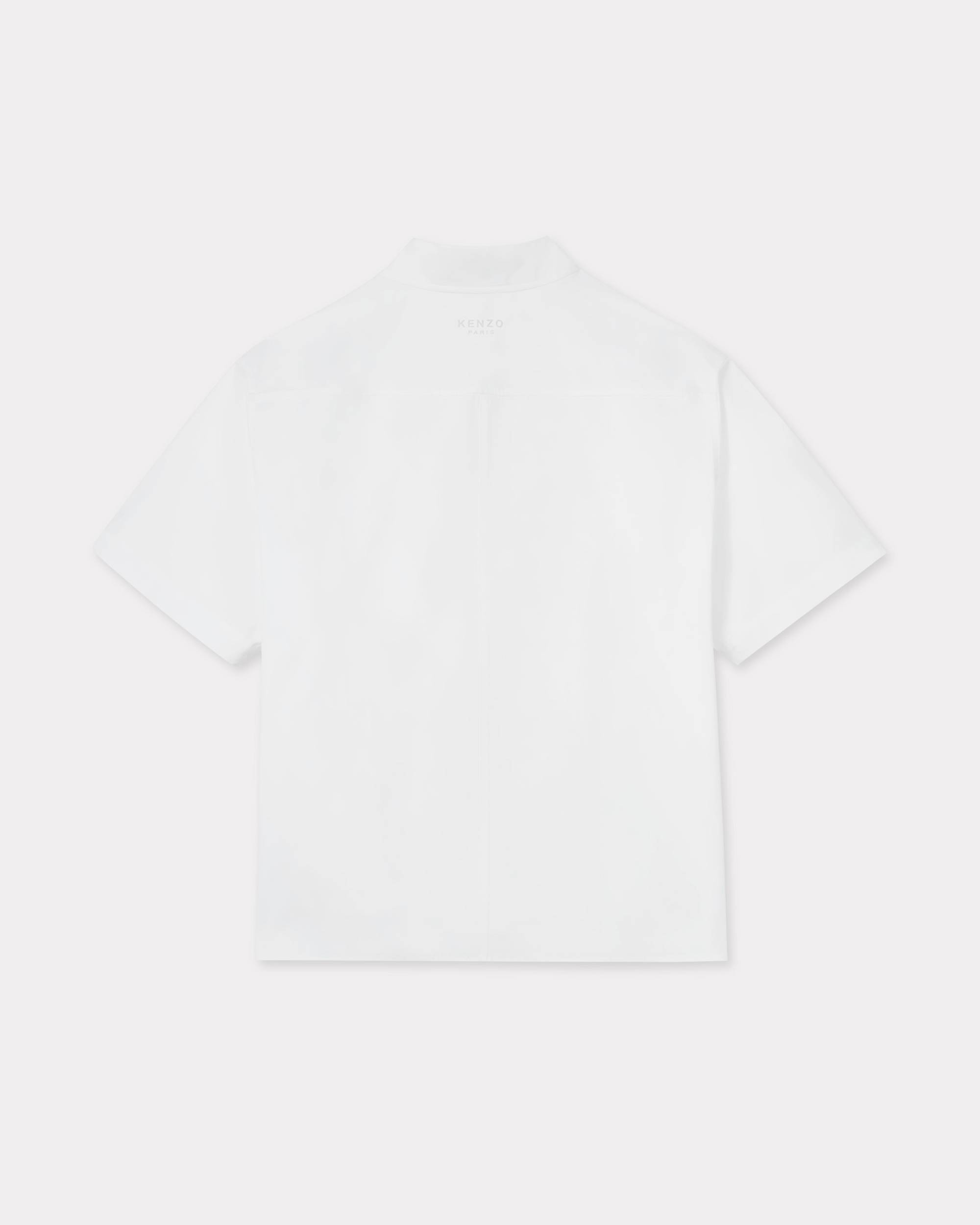 Kimono short sleeve shirt in cotton poplin - 2