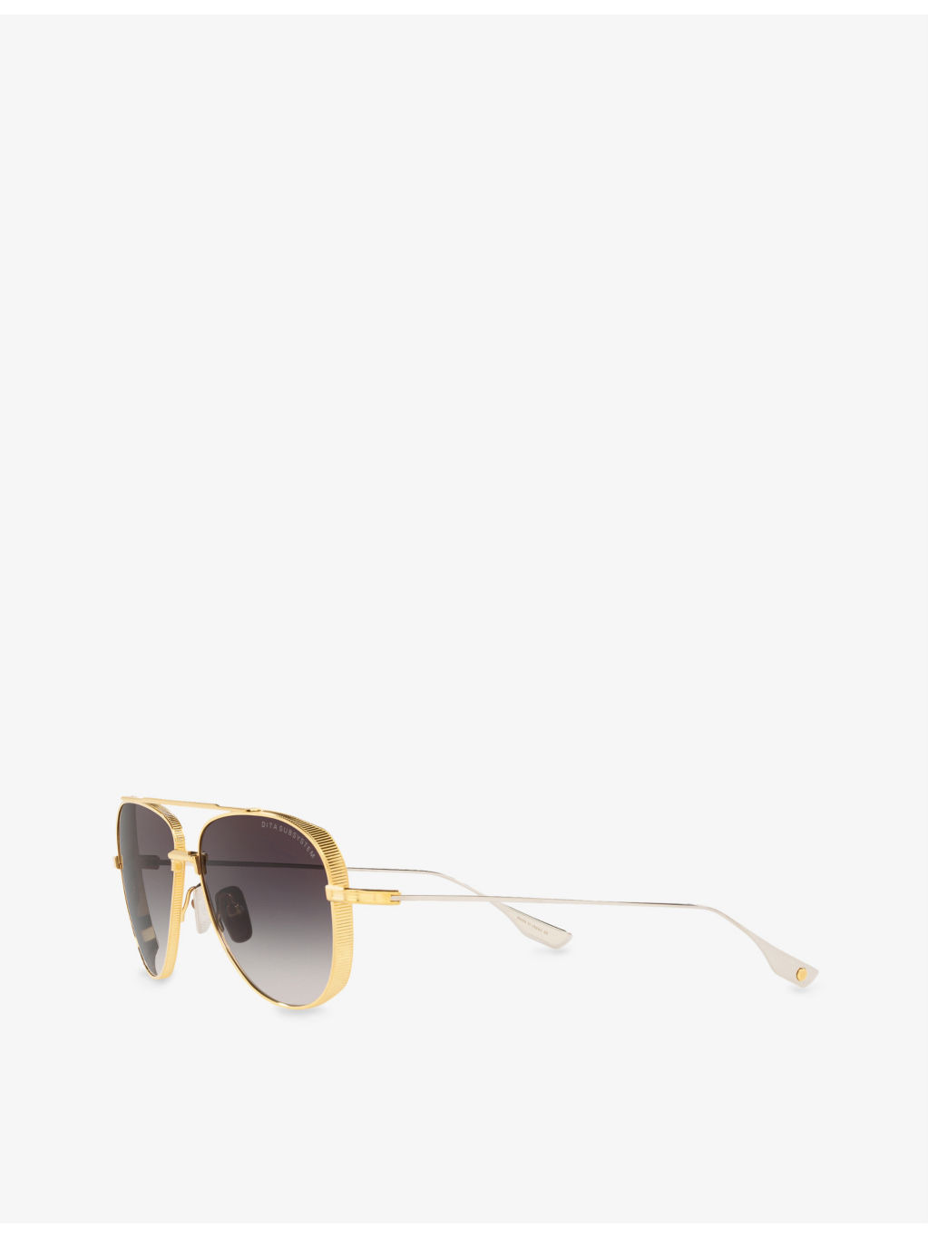 D4000398 Subsystem titanium aviator sunglasses - 3
