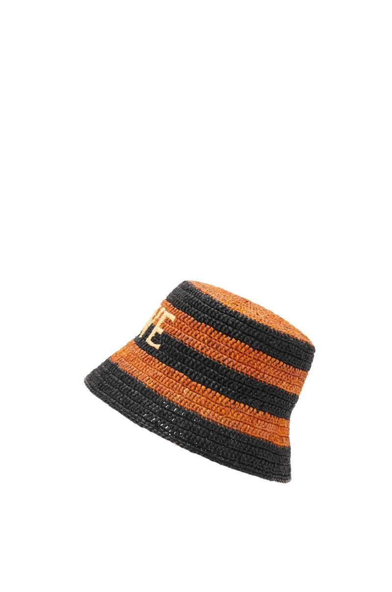 Bucket hat in raffia 5