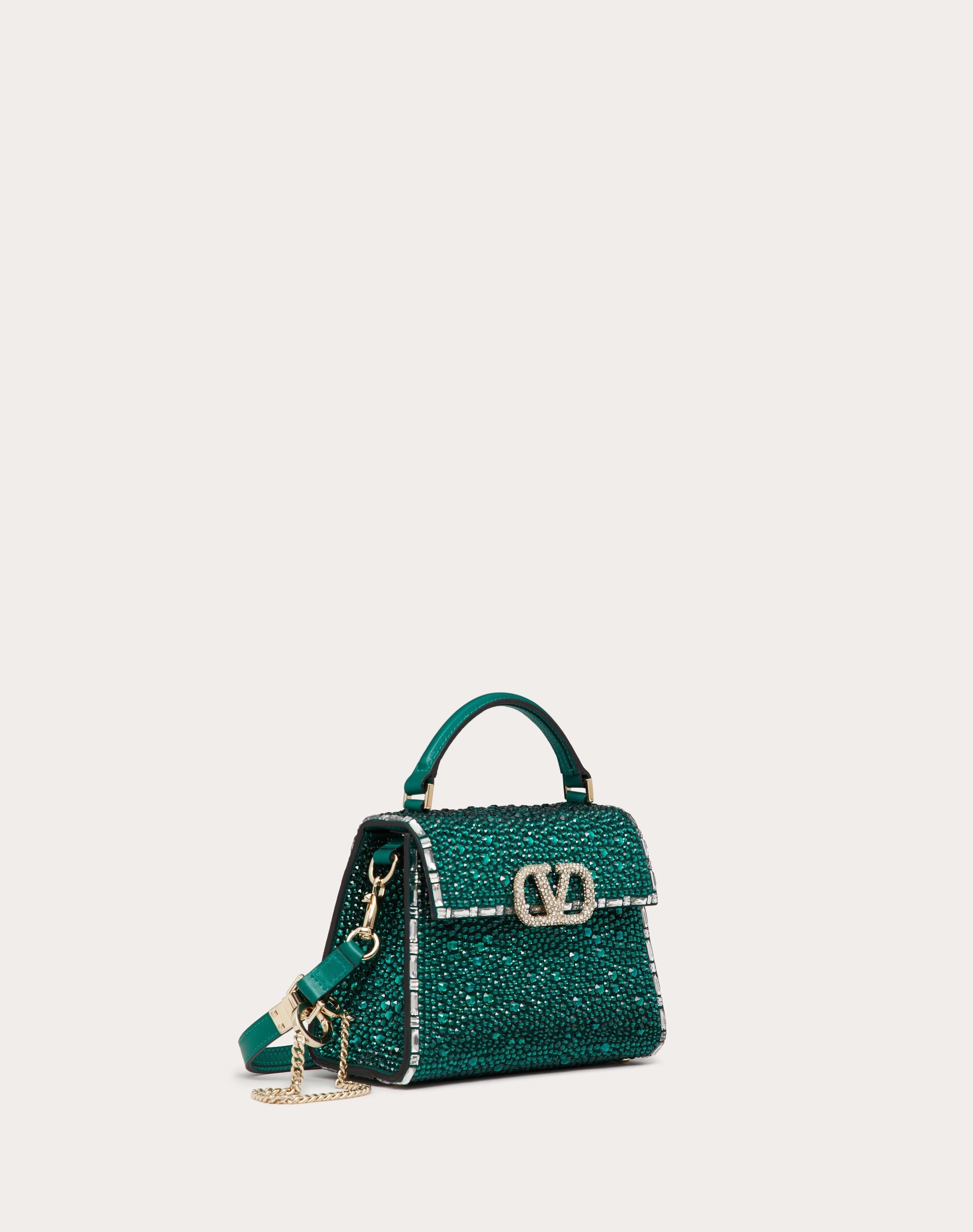 MINI VSLING HANDBAG WITH JEWEL EMBROIDERY - 2