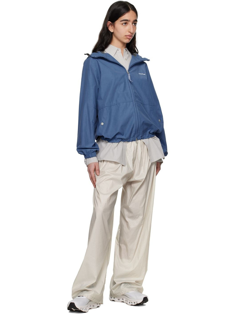 snow peak Blue Light Mountain Cloth Zip Up Jacket outlook