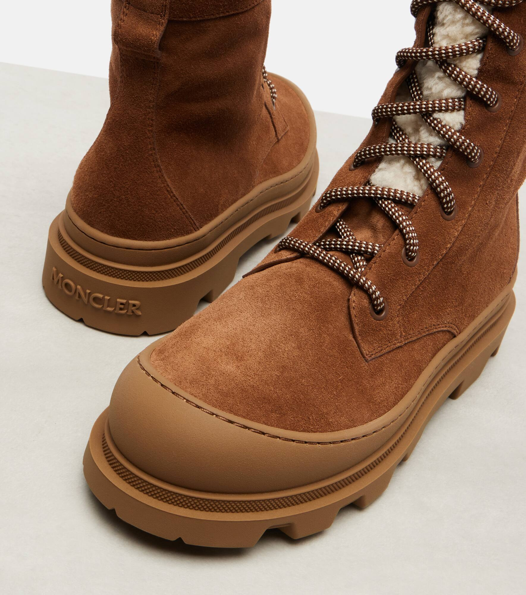 Vera suede lace-up boots - 5