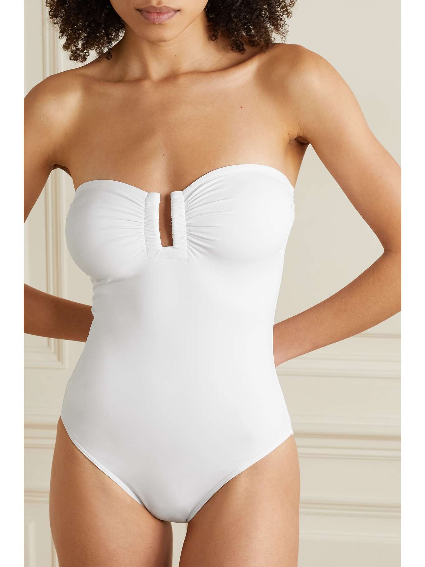 Les Essentiels Cassiopee strapless swimsuit - 2