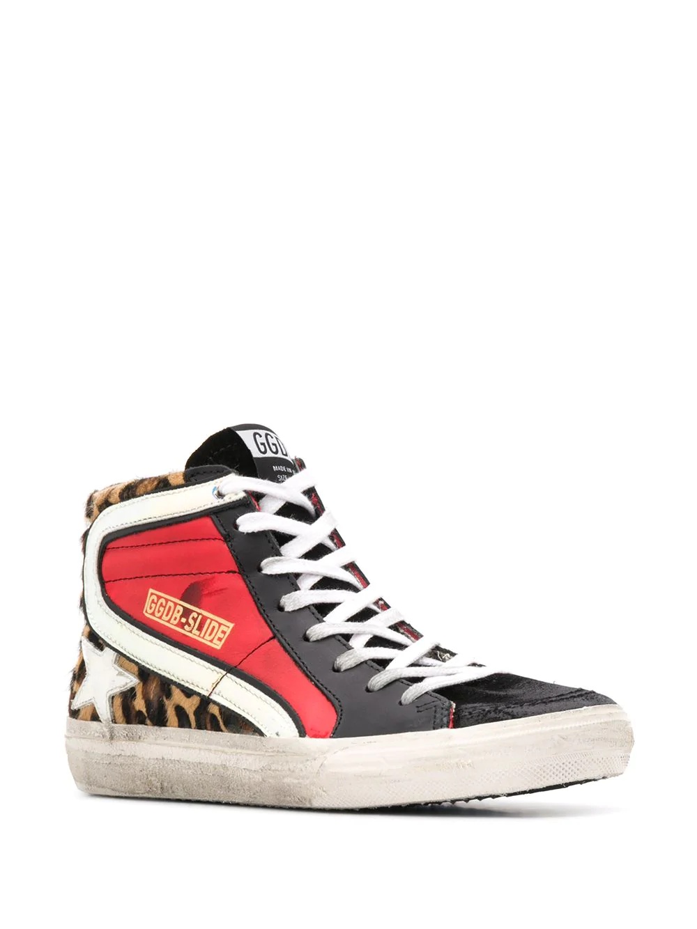 graphic print high-top sneakers - 2