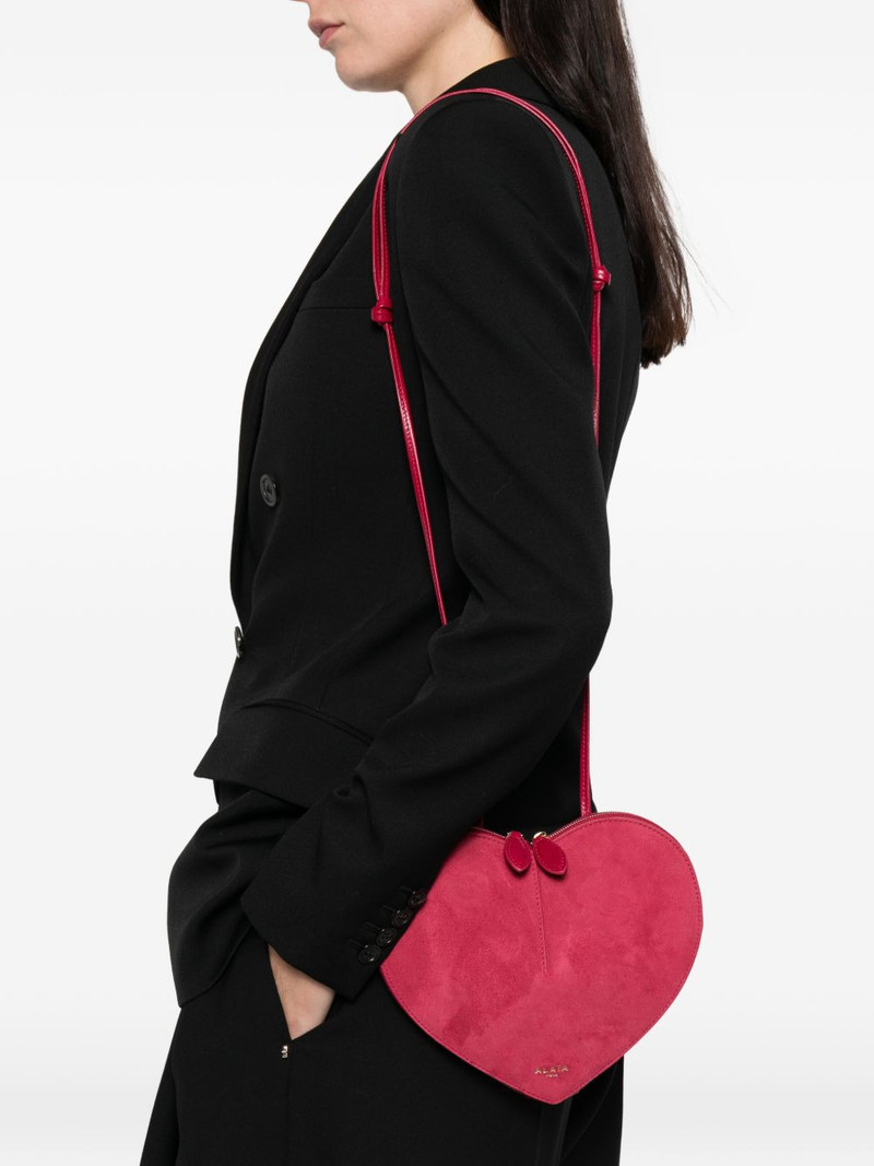 Alaïa suede shoulder bag outlook