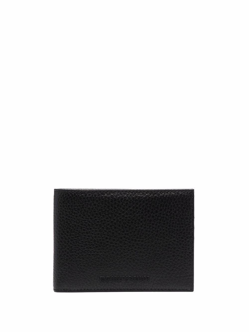 pebbled bi-fold wallet - 1