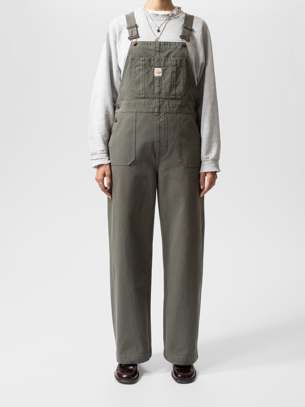 Klara Duck Canvas Dungarees - 5