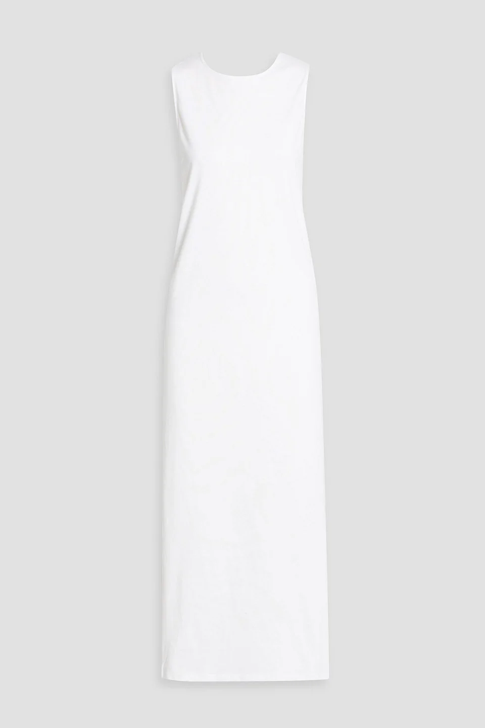 Rayna knotted Pima cotton-jersey midi dress - 1