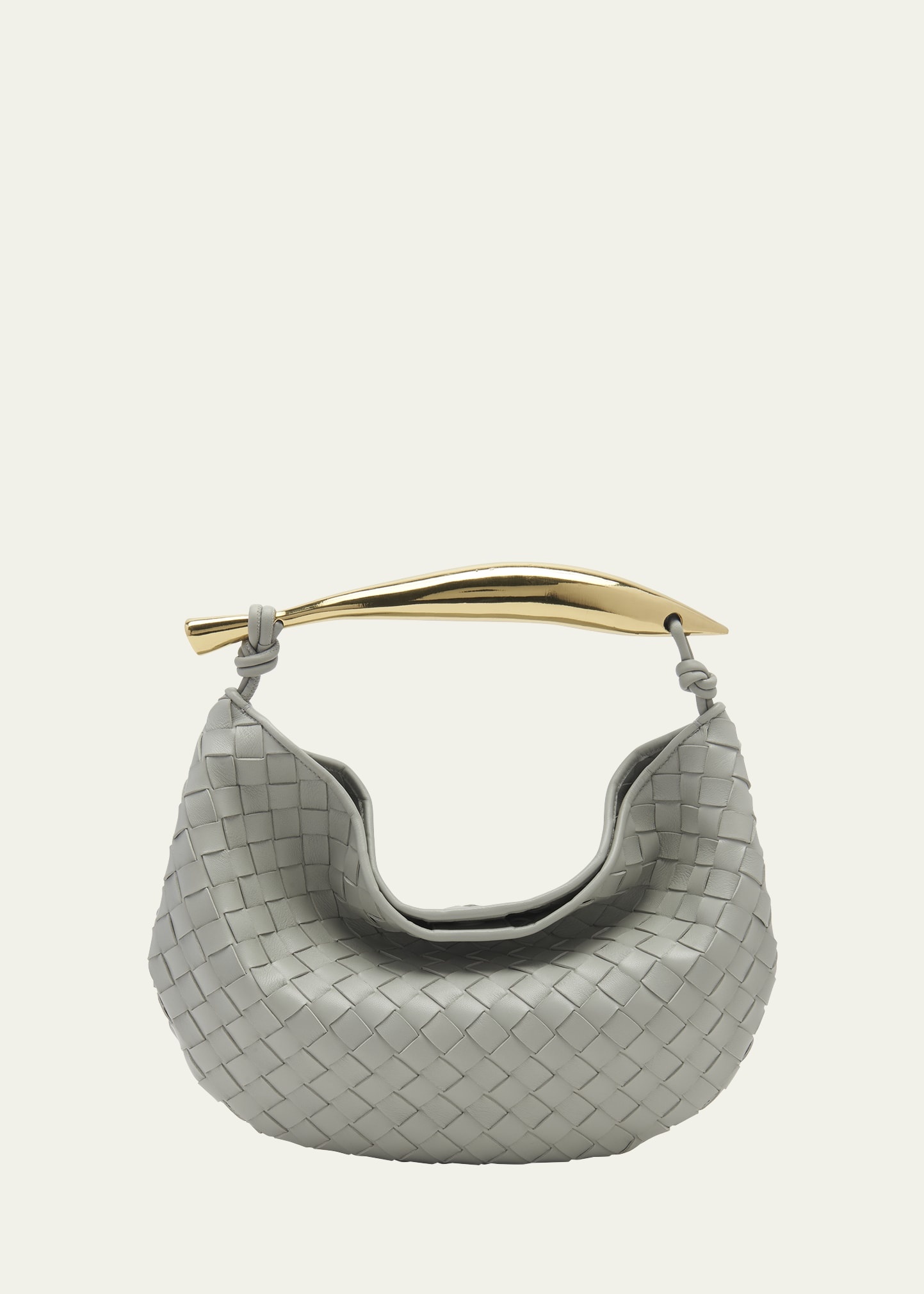 Sardine Intrecciato Napa Top-Handle Bag - 1