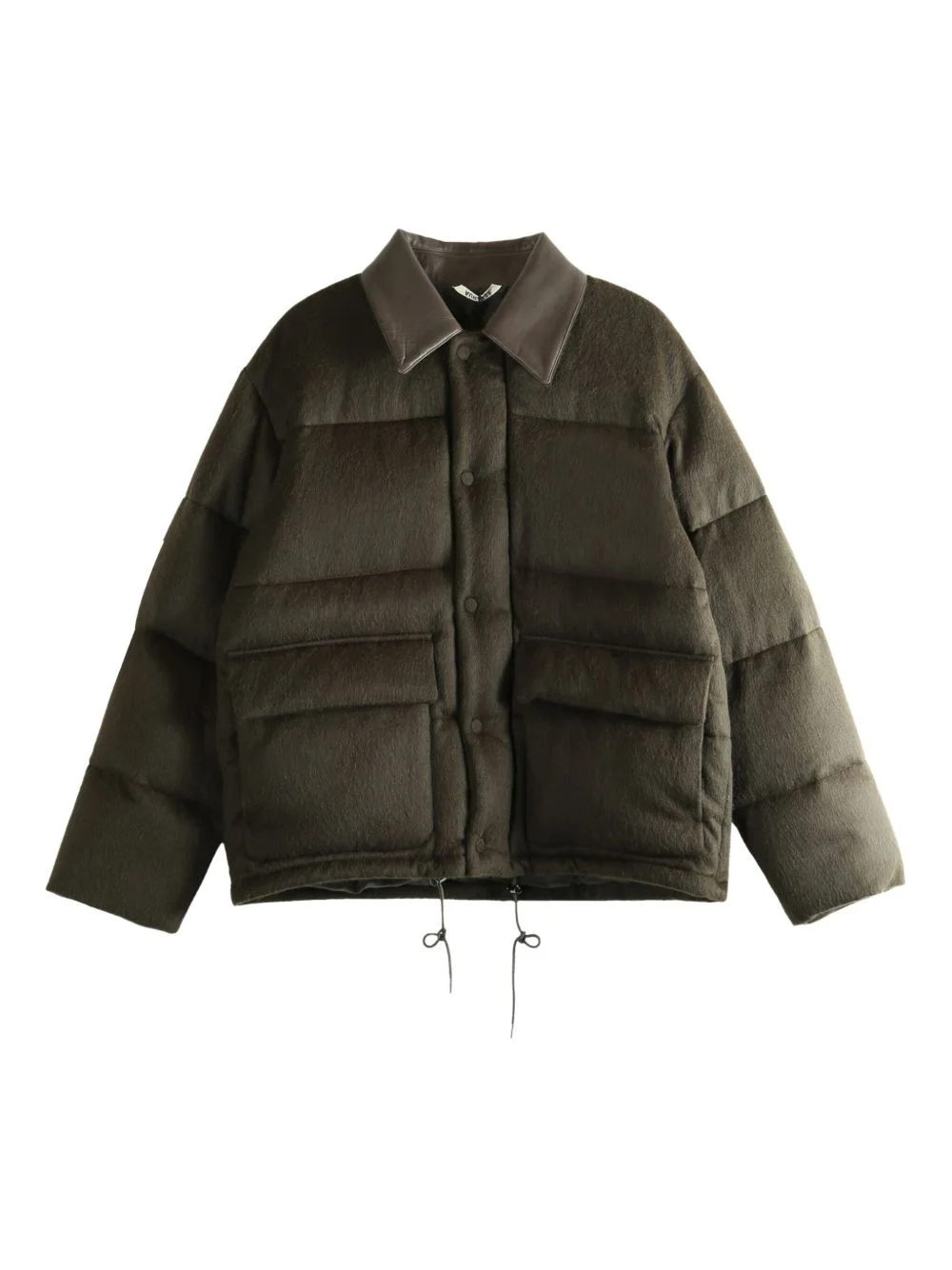 padded flap-pocket jacket - 1