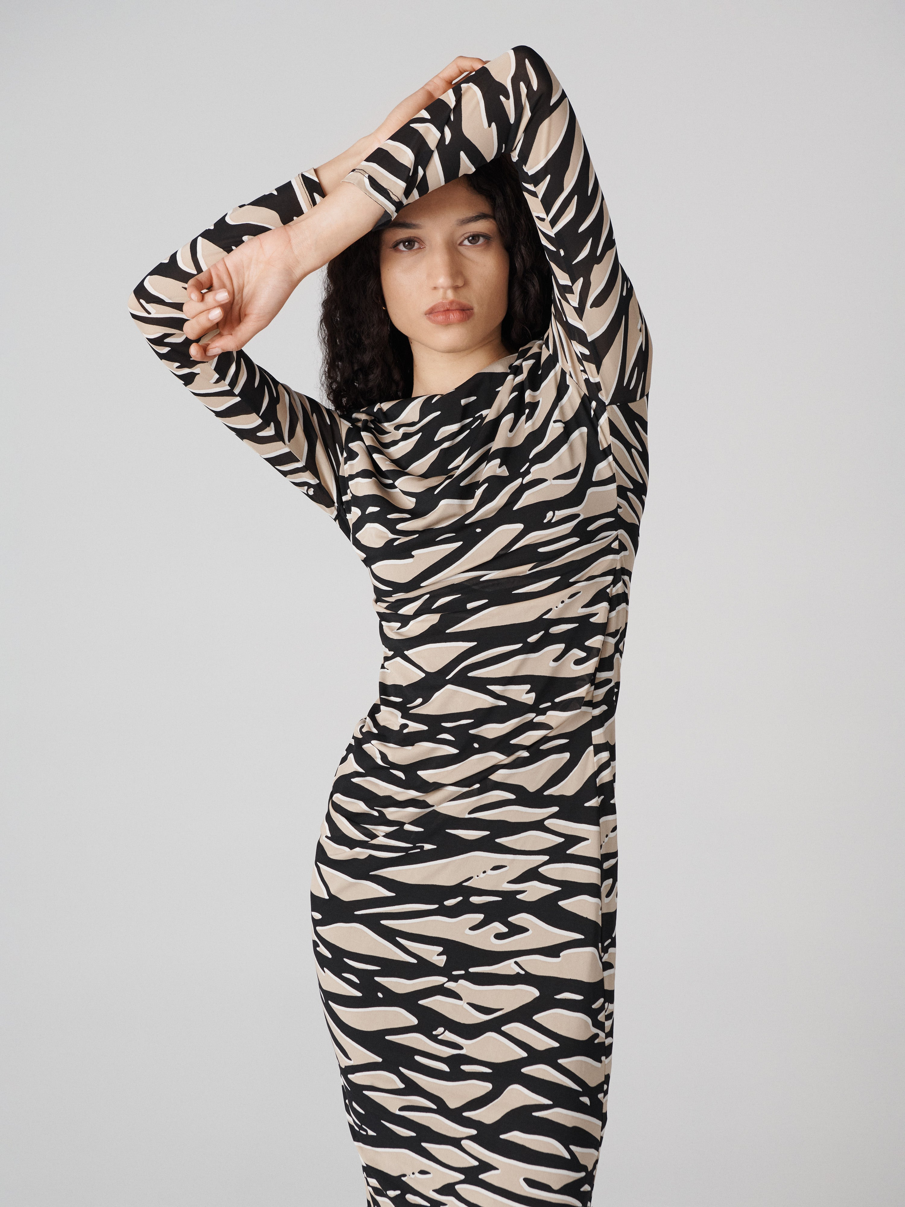 Darrius Long Sleeve Dress - 3