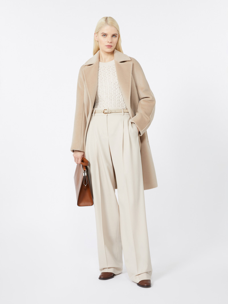 Max Mara SCIRE Wool beaver cloth robe coat outlook