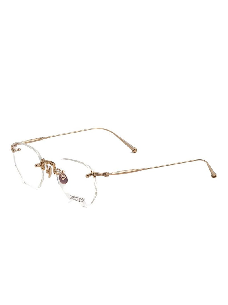 MATSUDA geometric-frame glasses outlook