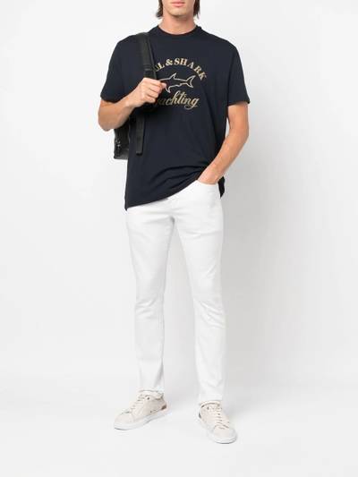 Paul & Shark logo-print cotton T-shirt outlook