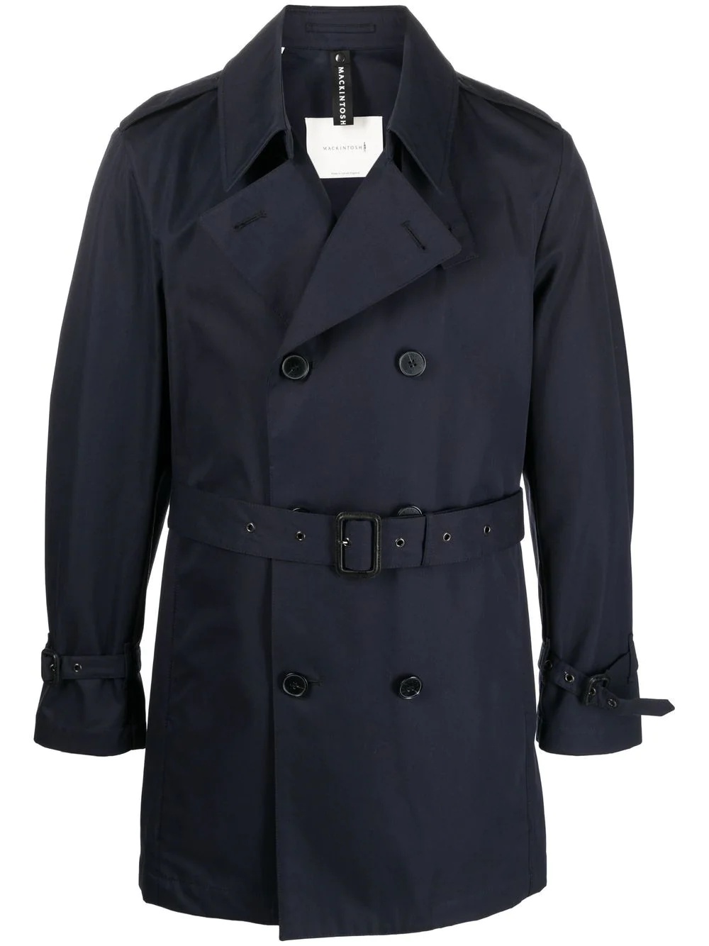 ST JOHN gabardine short trench coat - 1