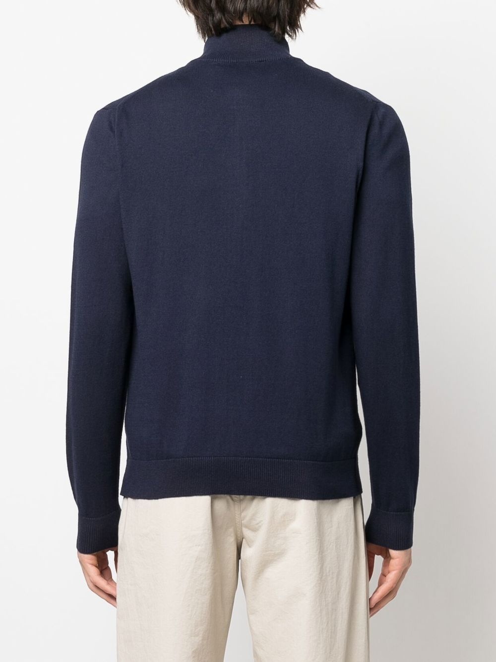 zip-up knit cardigan - 4