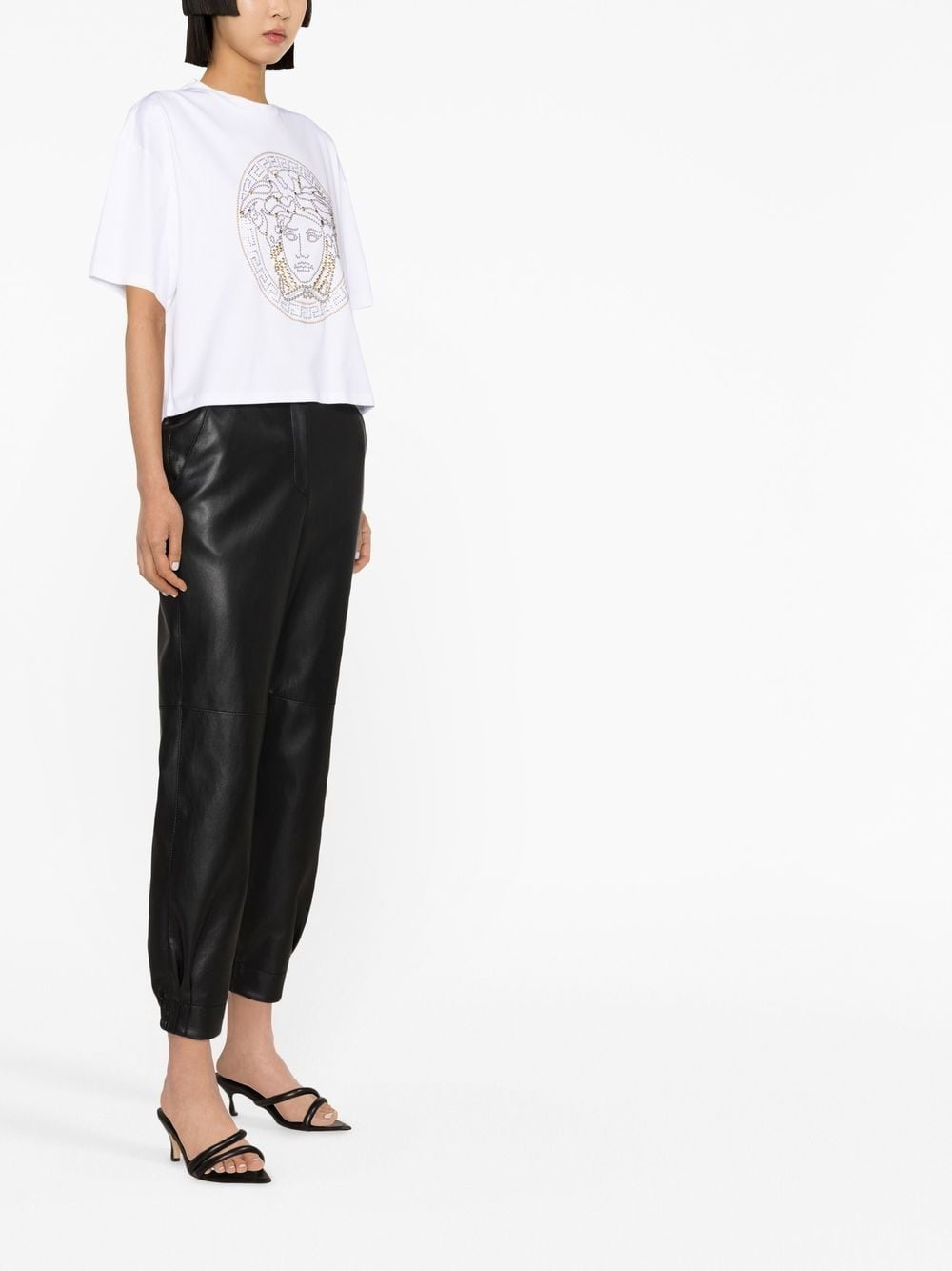 Medusa-print cotton T-shirt - 4