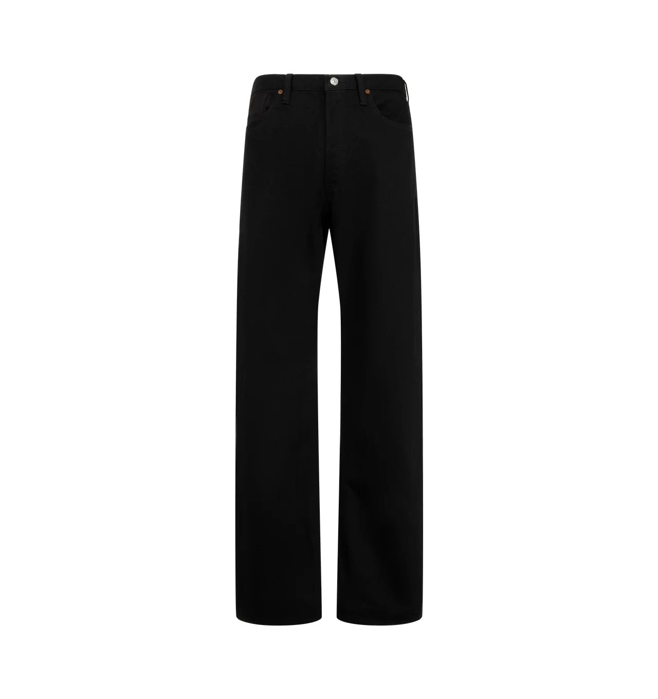 STRAIGHT LEG BLACK DENIM JEAN - 1