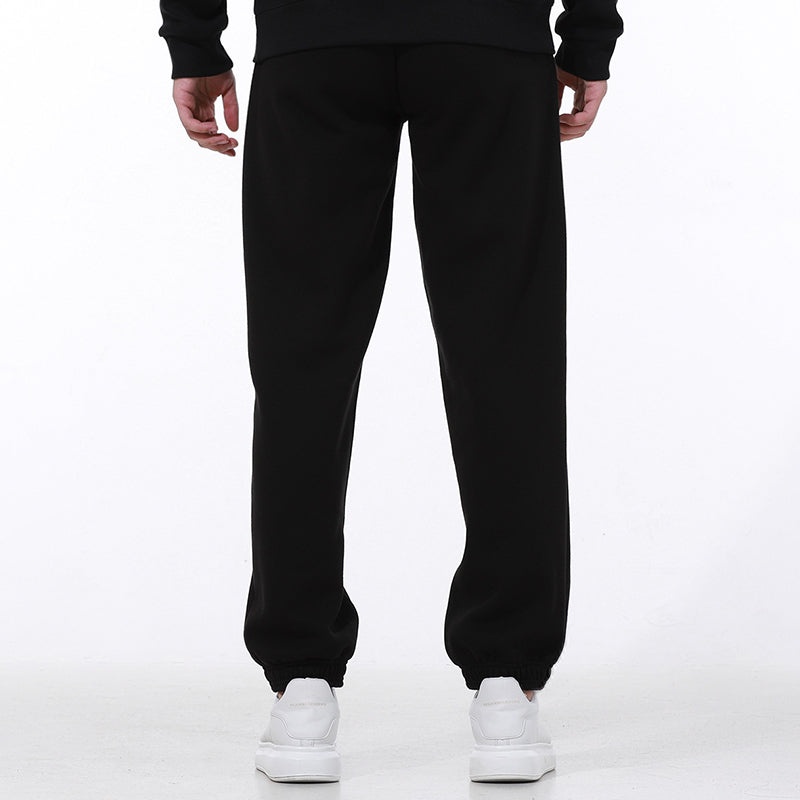 PUMA Logo Sweatpants 'Black' 534935-01 - 4