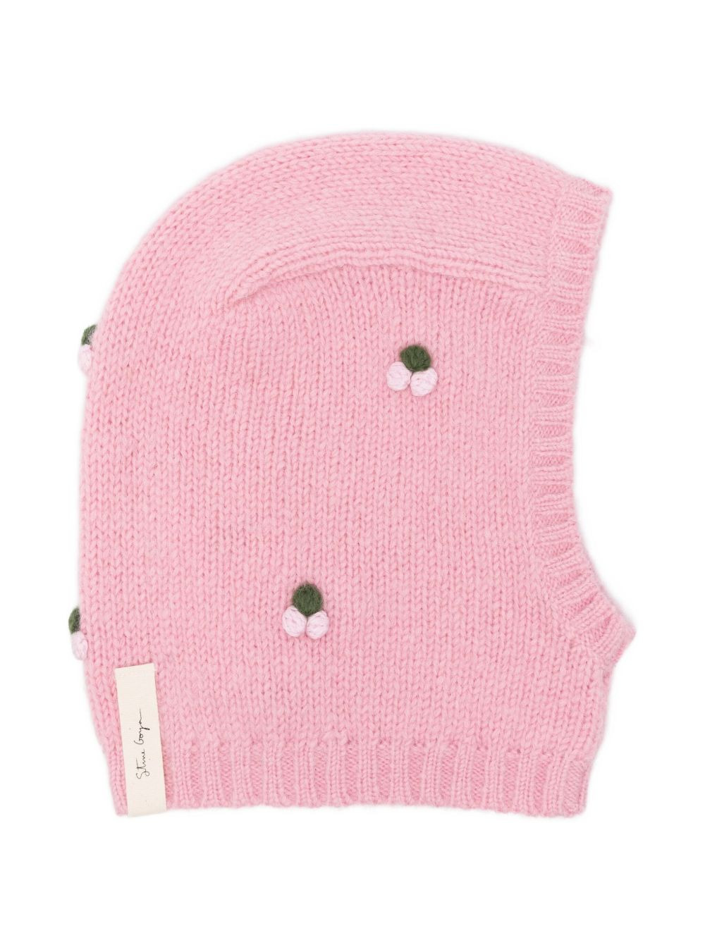 pompom-embellished balaclava - 2