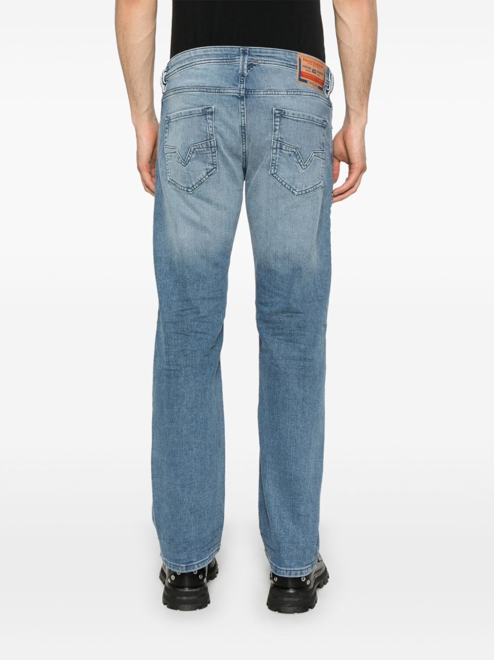 logo-patch jeans - 4
