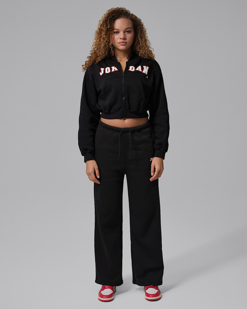 Jordan Brooklyn Fleece Women's Full-Zip Mod-Crop Hoodie 7