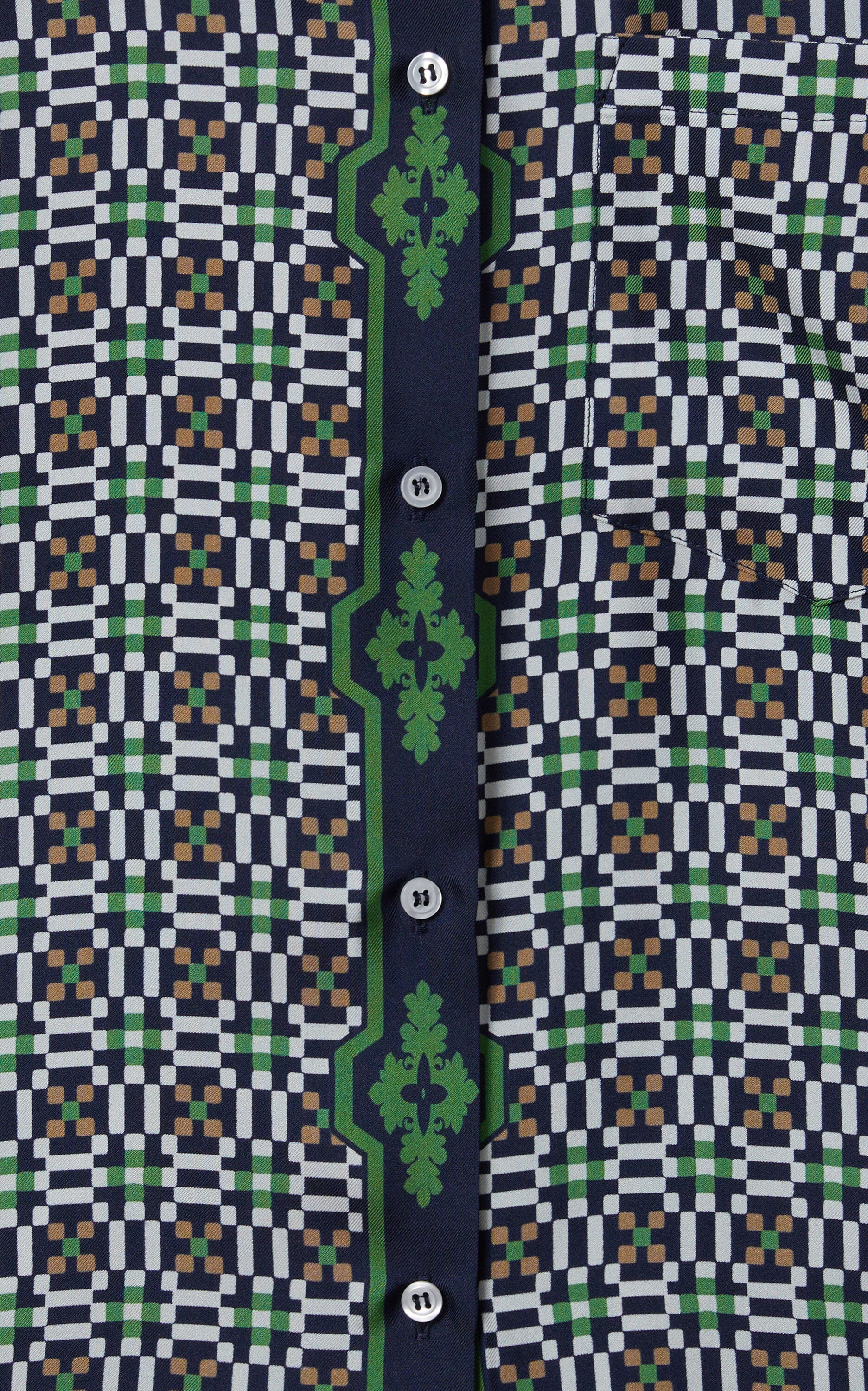 La DoubleJ Boy Shirt Placée in Mariposa Placée Green at Nordstrom - 4