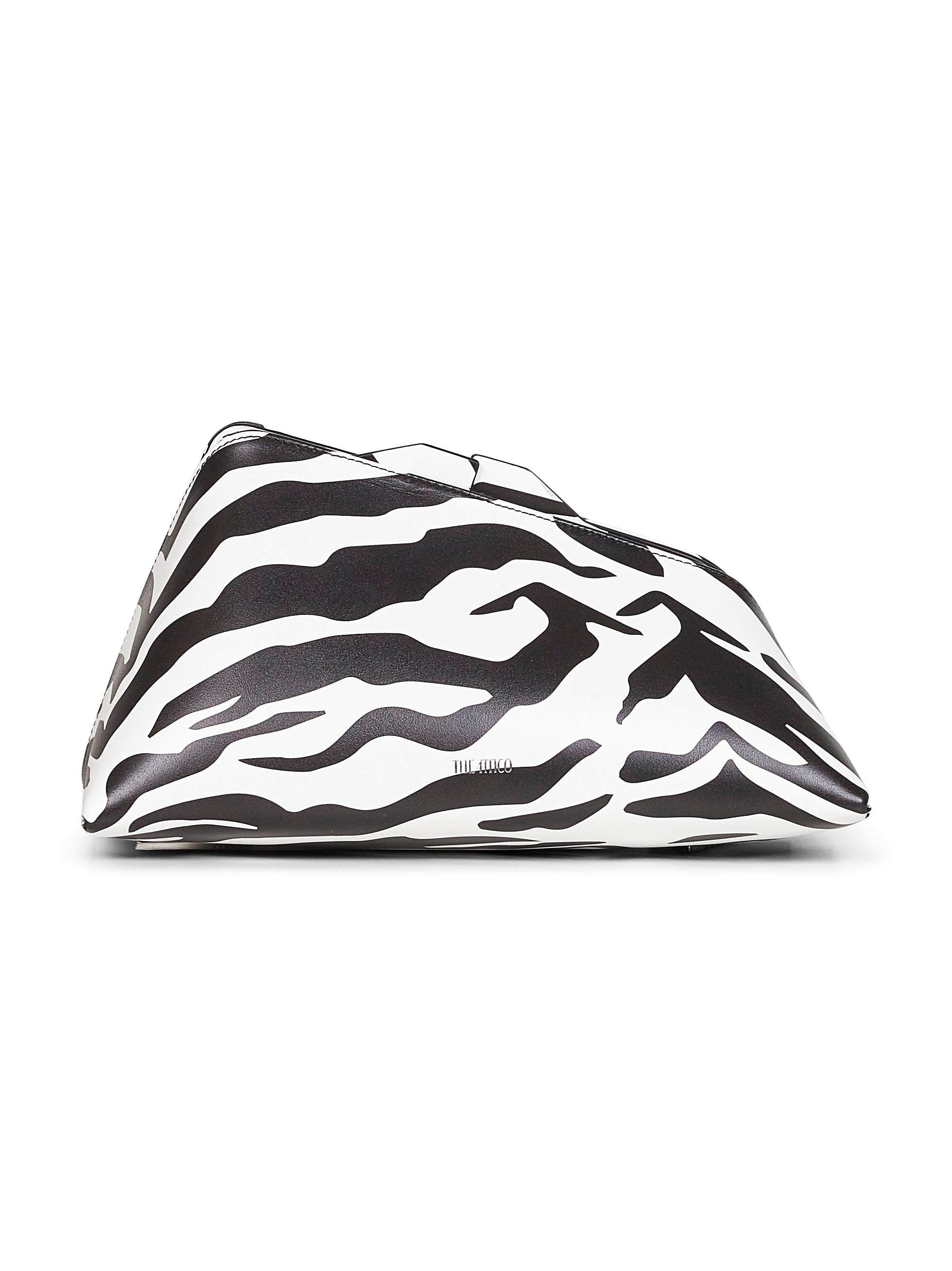 The Attico Women Black And White "8.30Pm" Oversized Clutch Bag - 2