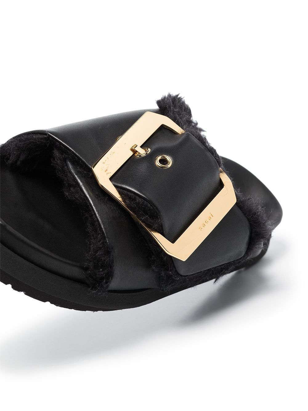 buckle leather sandals - 2