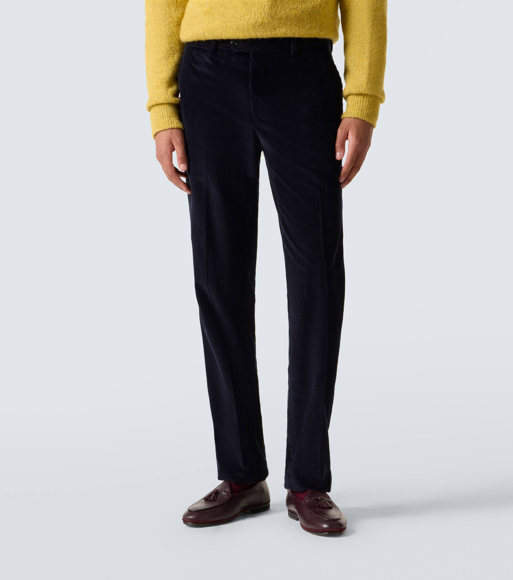 Cotton corduroy straight pants - 3
