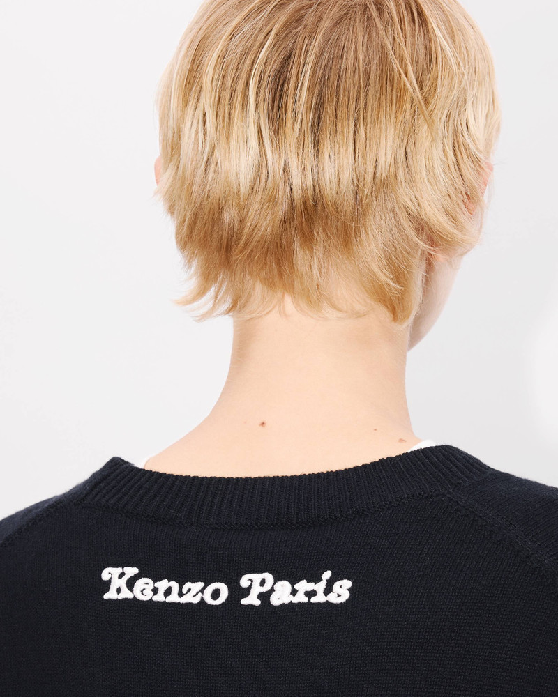 'KENZO VERDY MARKET' genderless embroidered jumper in wool and cotton 7