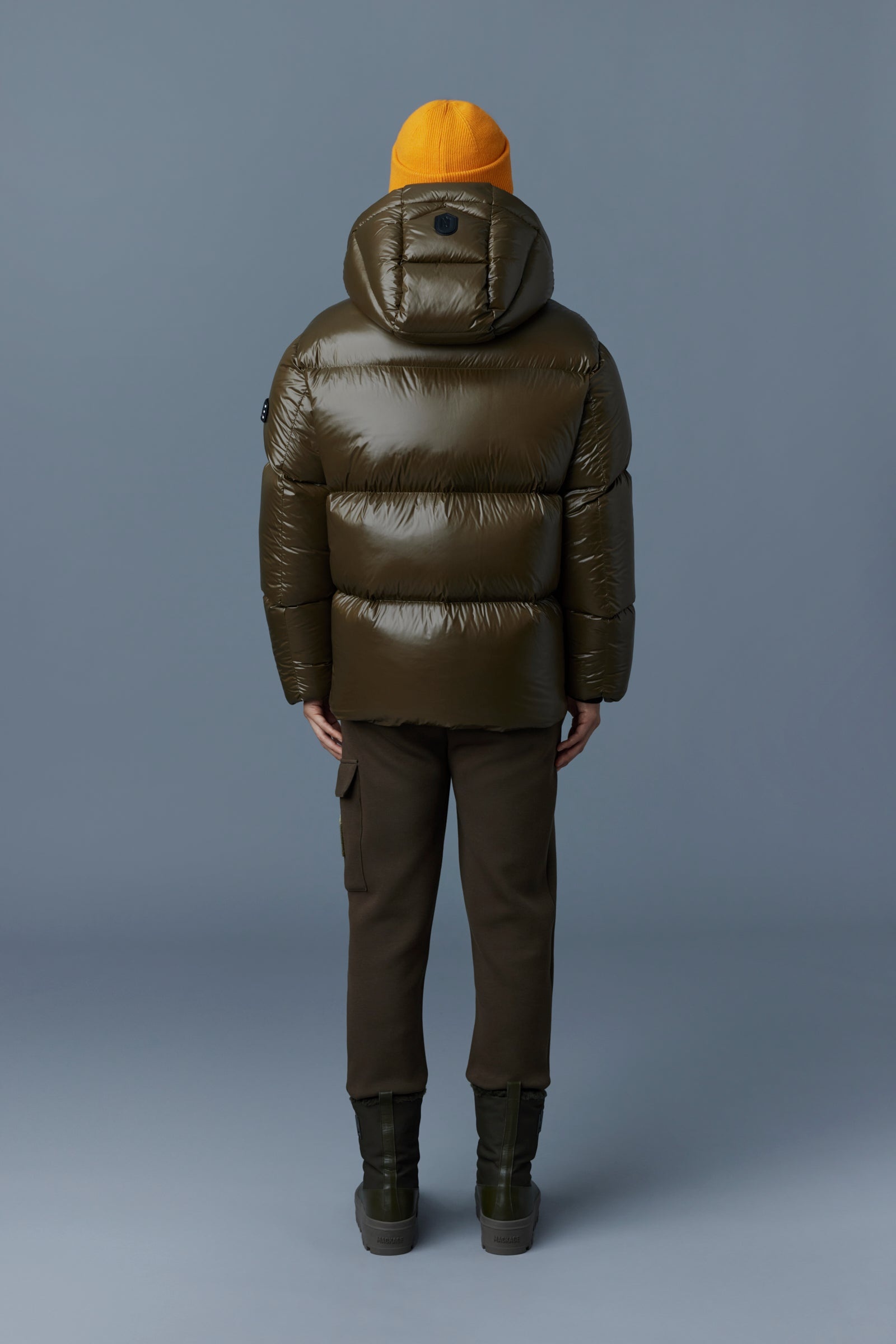 KENT-Z lustrous down jacket with hood - 4