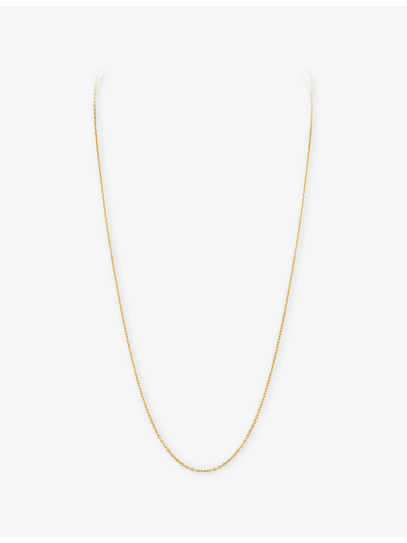 Van Cleef & Arpels Angle Filed Trace Chain 18ct Yellow Gold Necklace outlook