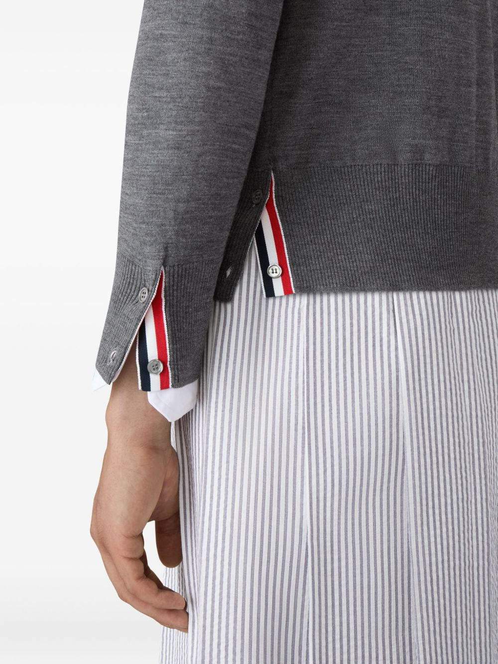 4-Bar knitted cardigan - 5