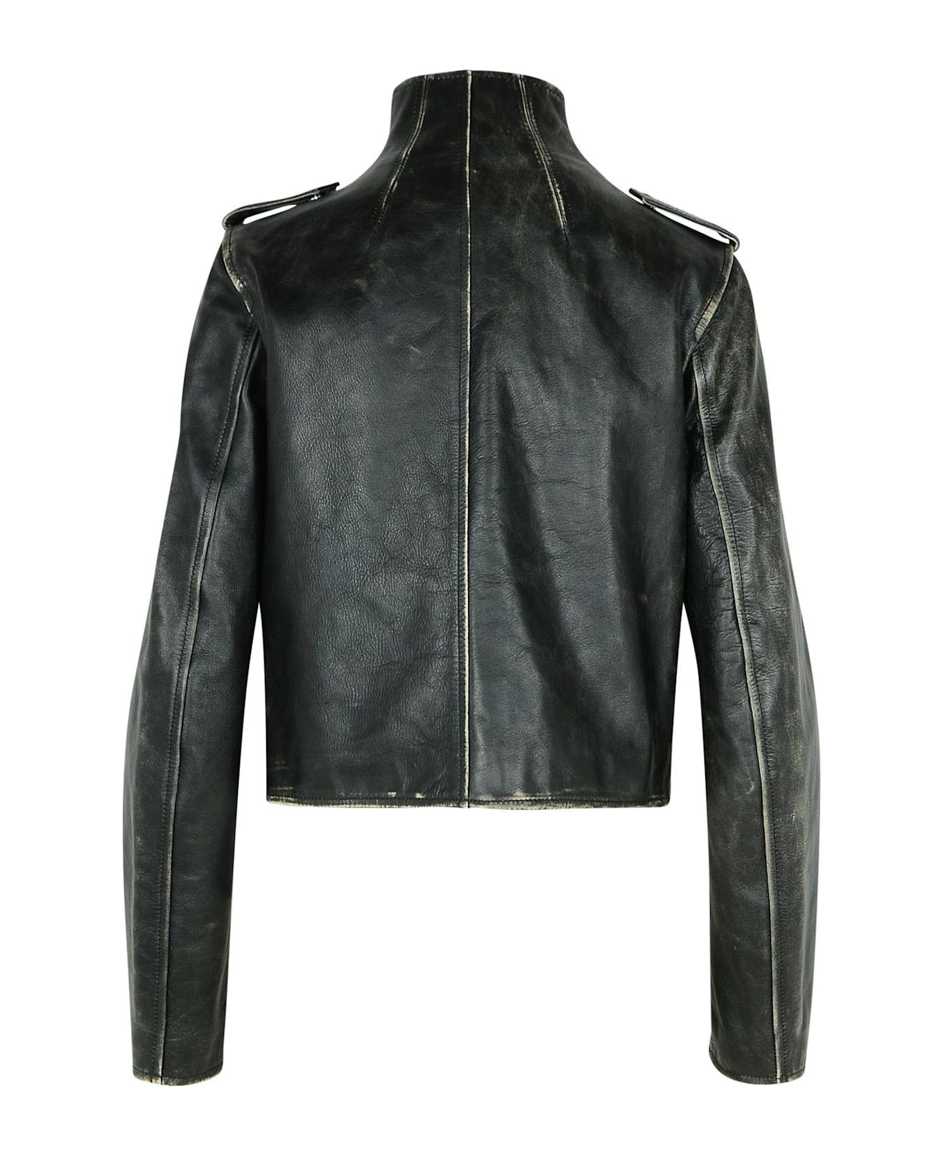 Vintage Lea Biker Jacket - 2