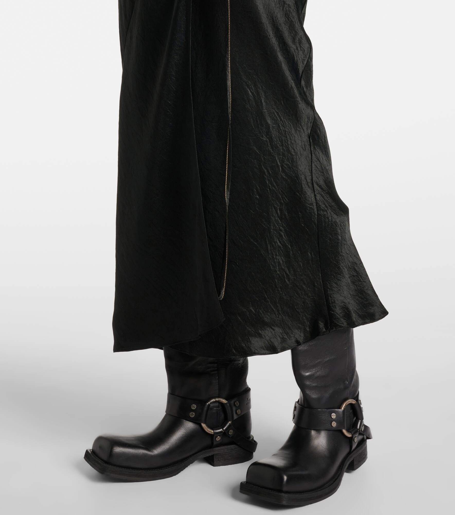 Satin maxi dress - 6