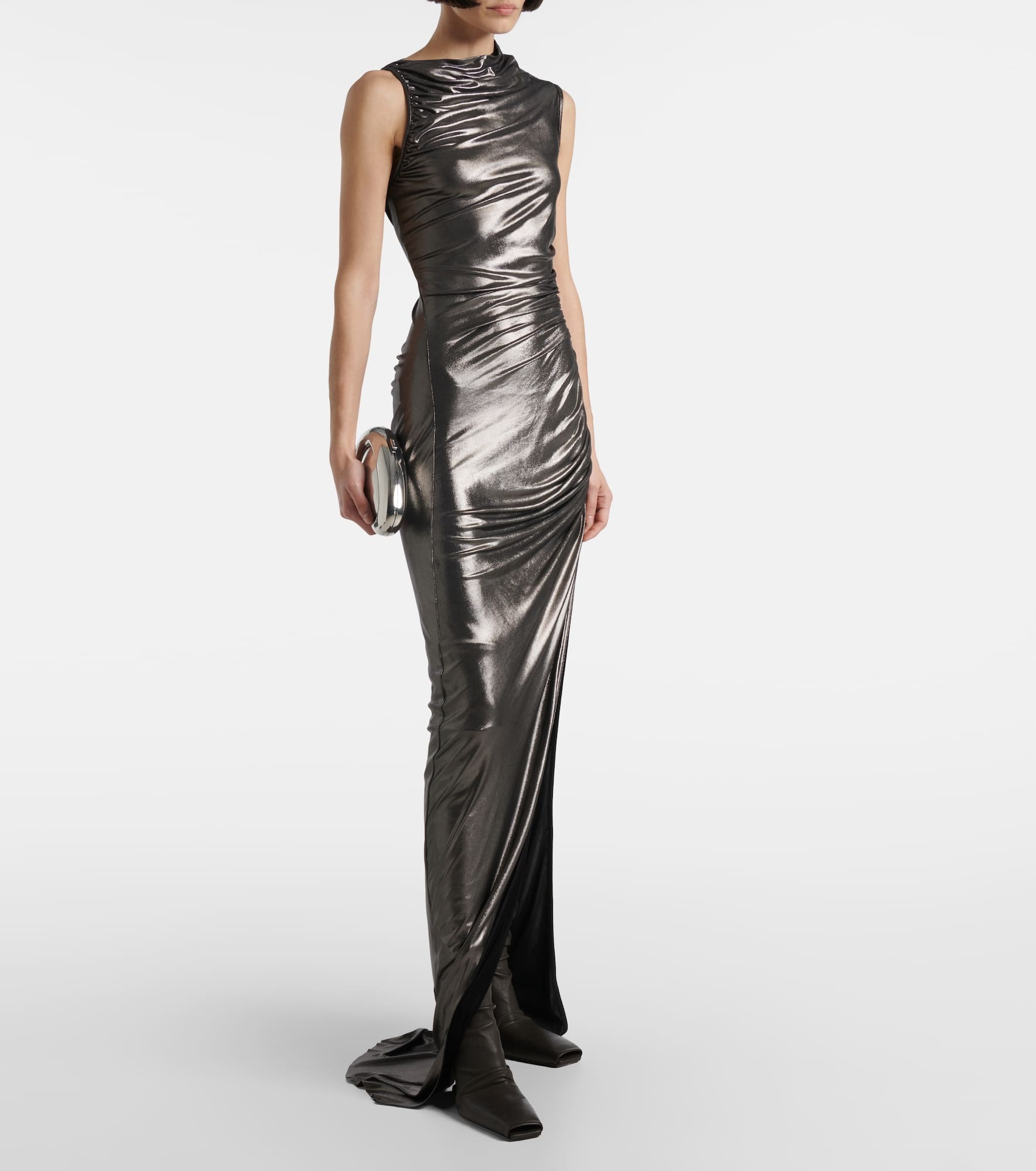 Ruched jersey gown - 2