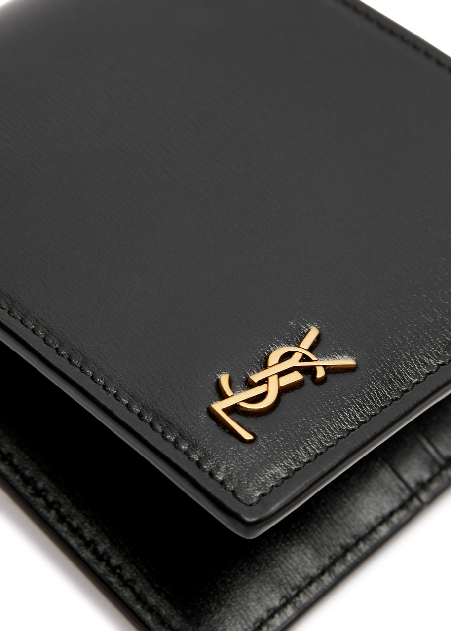 Logo leather wallet - 4