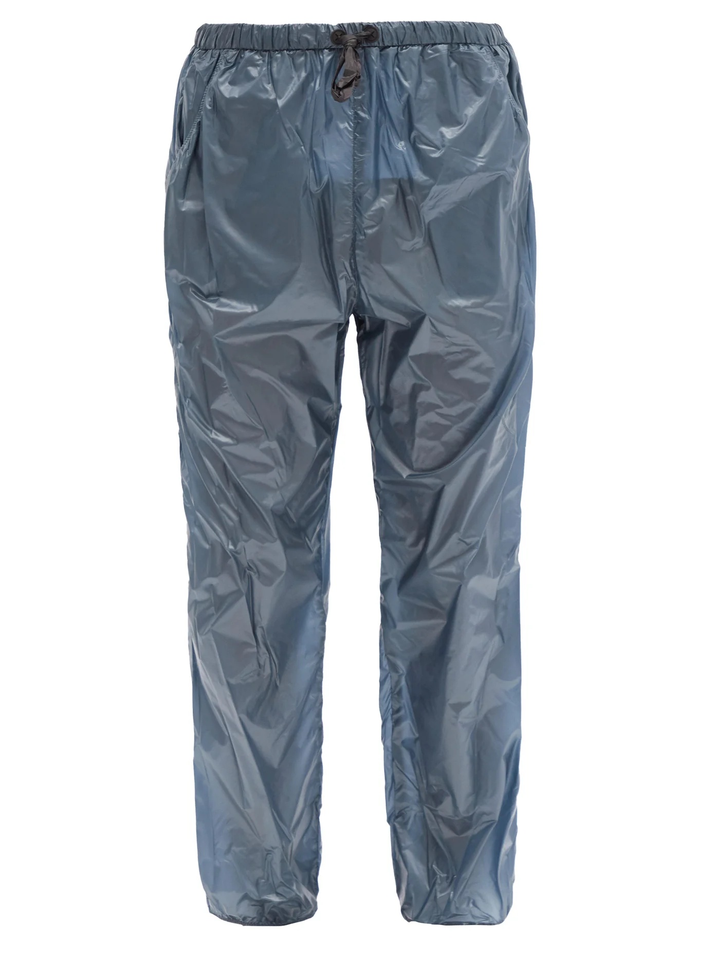 Drawcord-waist ripstop-shell track pants - 1