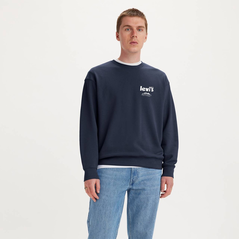 RELAXED GRAPHIC CREWNECK SWEATSHIRT 1