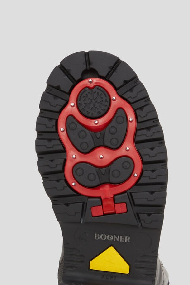 Helsinki Mid-calf boots with spikes in Black 7