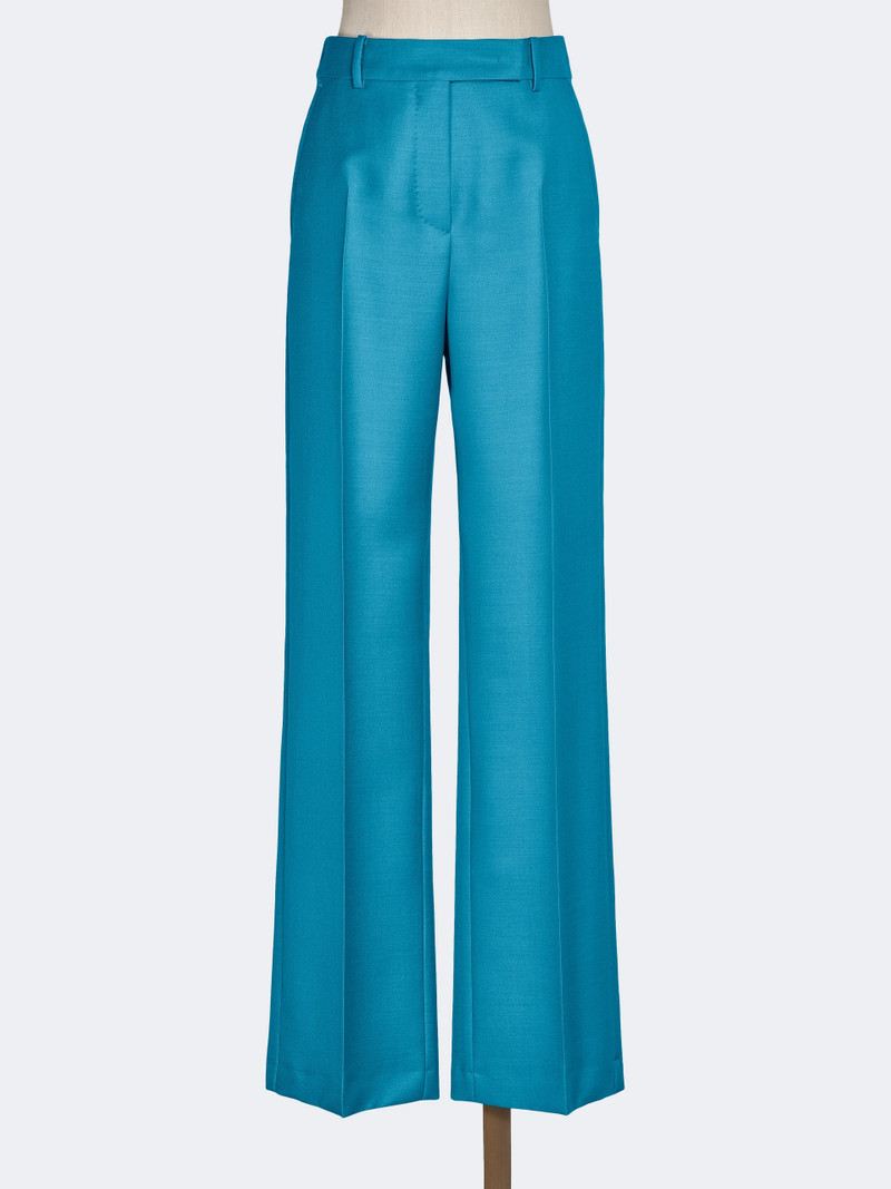 TALCO Wool, silk and mohair trousers - TURQUOISE 1
