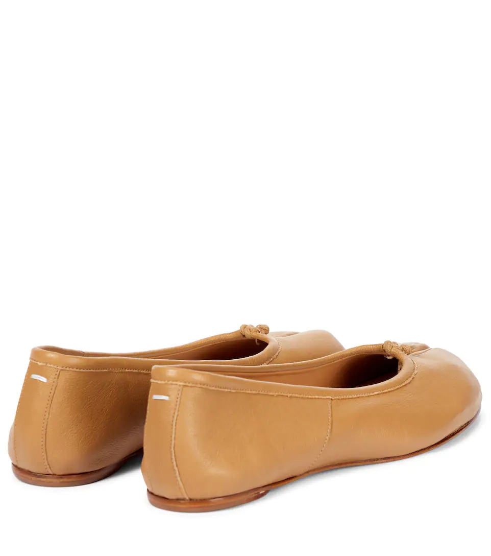 Tabi leather ballet flats - 3
