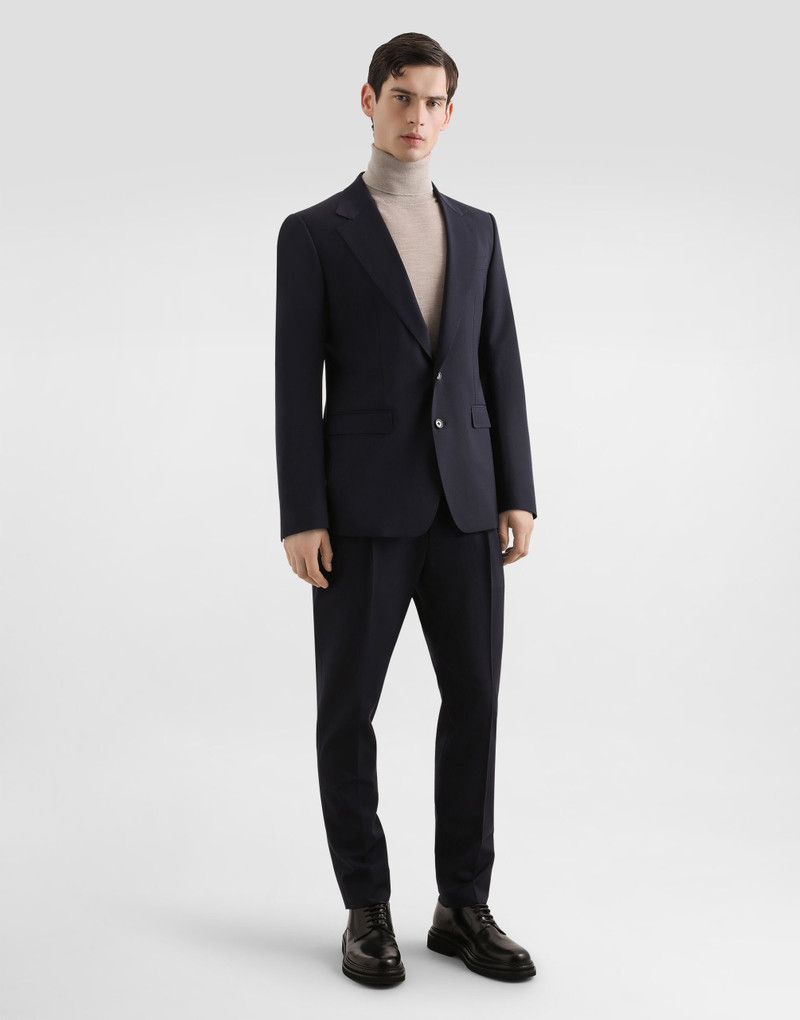 Dolce & Gabbana Single-breasted taormina wool canvas jacket outlook