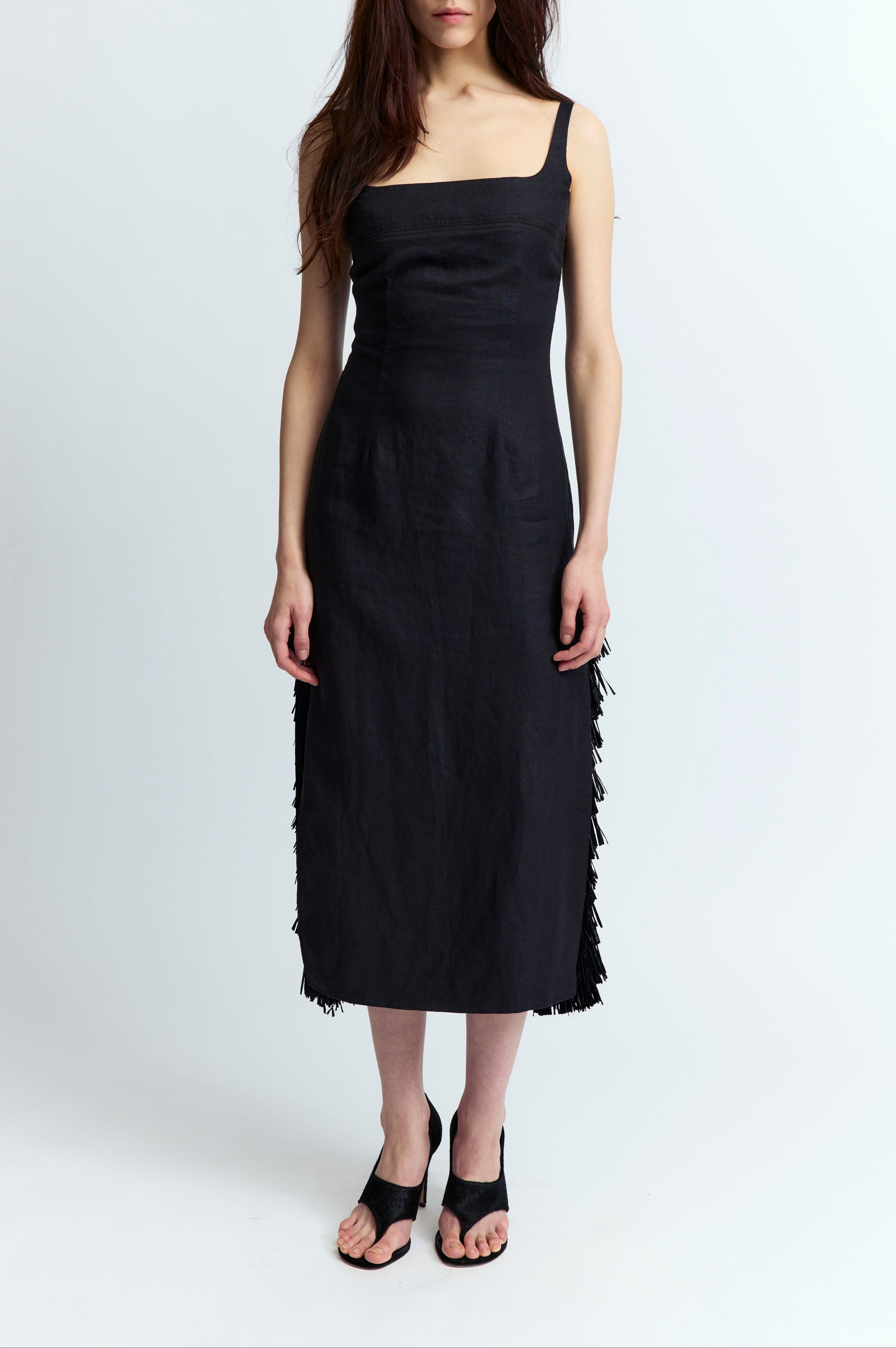 SANTINA DRESS IN LINEN - 2