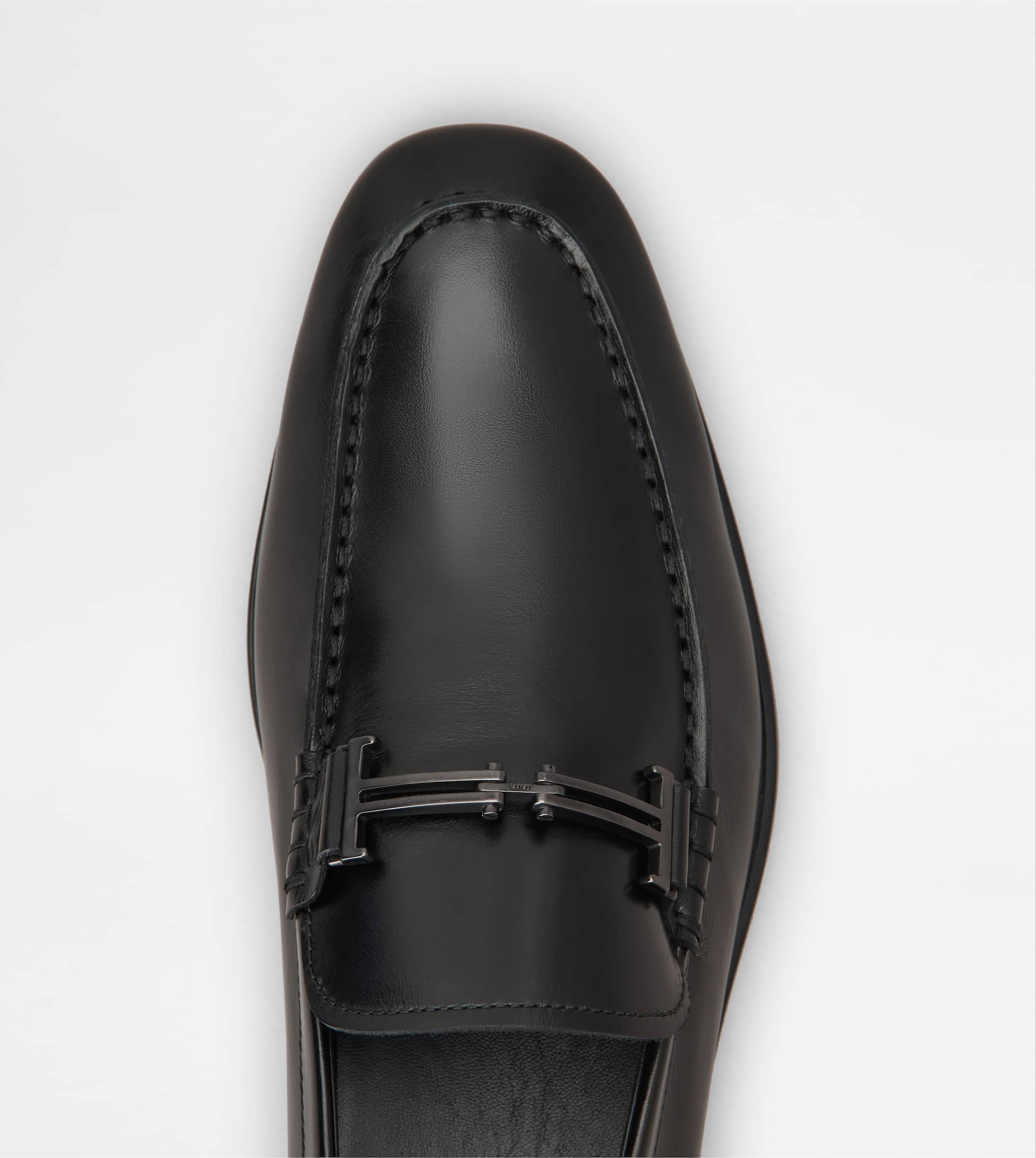 LOAFERS IN LEATHER - BLACK - 4