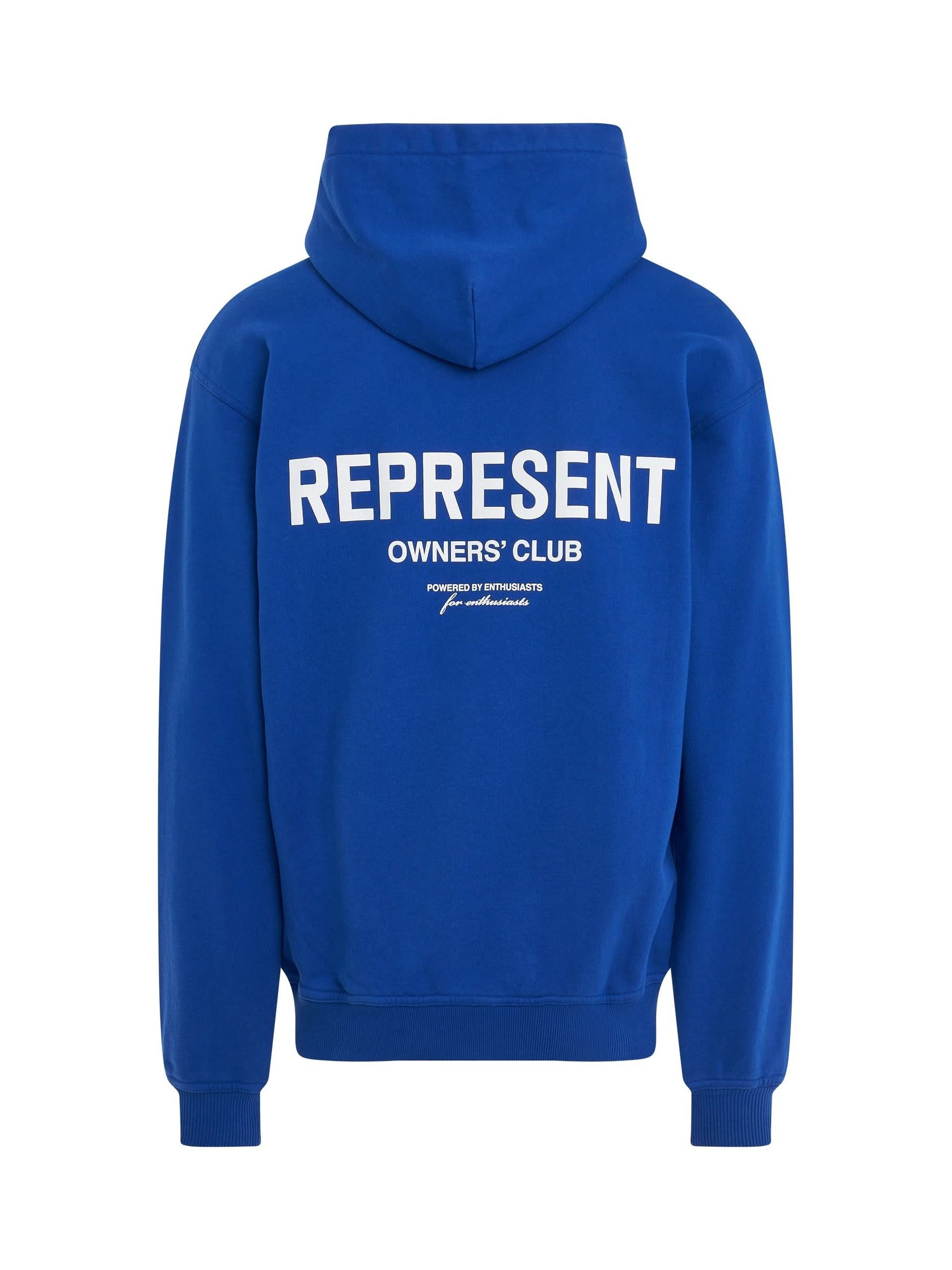 New Represent Owners Club Hoodie in Cobalt Blue - 4