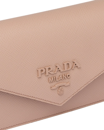 Prada Prada Monochrome Saffiano leather clutch outlook