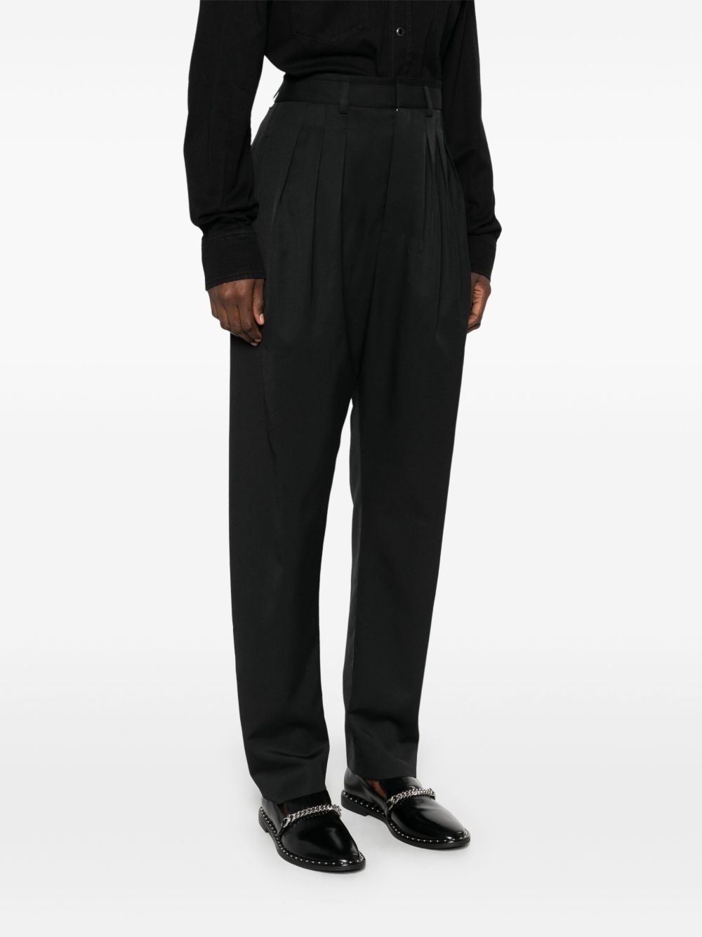 pleated tailored pants - 3